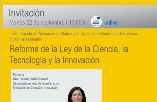 22 Noviembre-Conferencia sobre la Ley de la Ciencia, la tecnología y la innovación